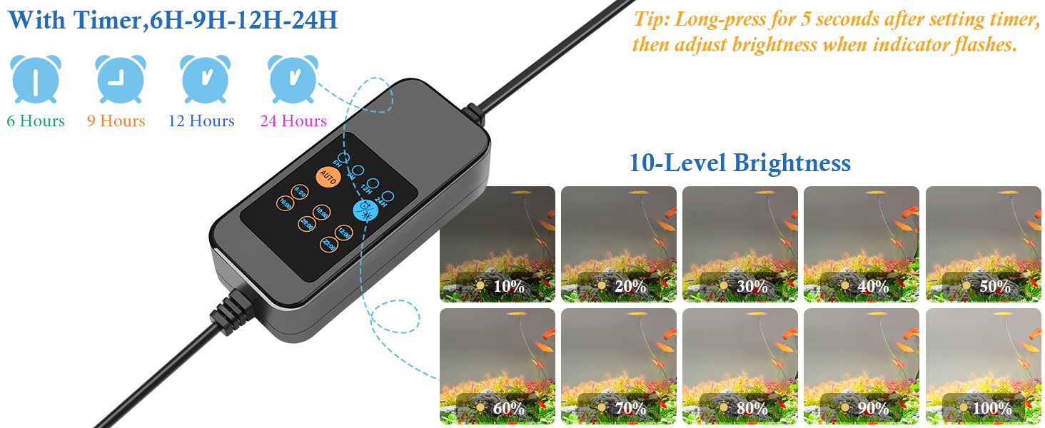 hitop led aquarium light