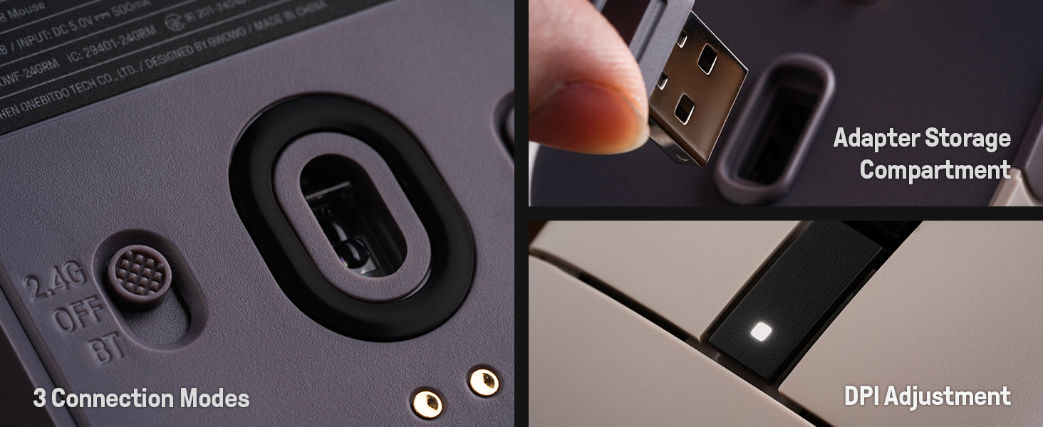 wireless Mouse Customizable mouse PAW 3395 Sensor mouse gaming mouse Programmable buttons