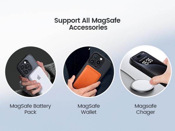 Amazon.com: Lamicall Magnetic Case for iPhone 15 Pro, for
