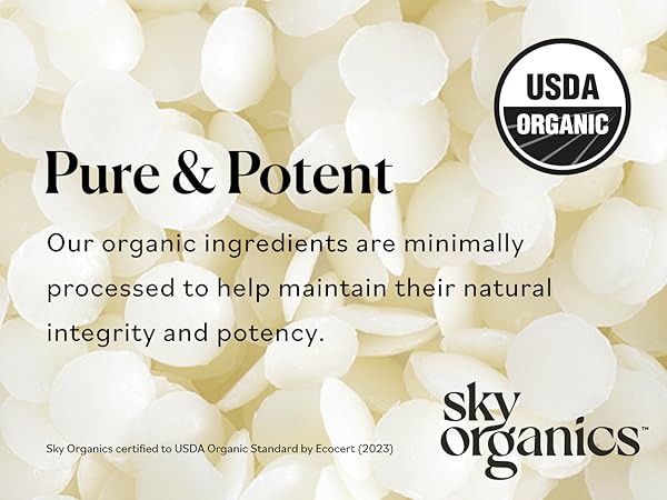 Sky Organics Organic White Beeswax Pellets are Pure and Potent