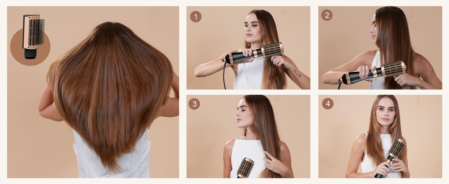 hair dryer brush for short hair