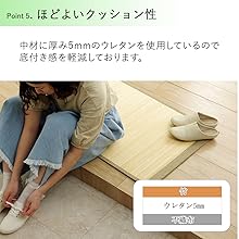 バンブーラグ グラムスタイル 竹ラグ 竹カーペット 3畳 180×240 ふっくら