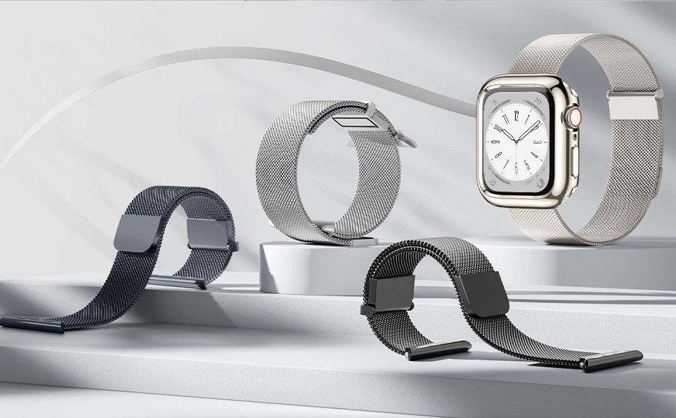 PIOWNN Strap Compatible with Apple Watch Strap 44mm 45mm 42mm Women Men