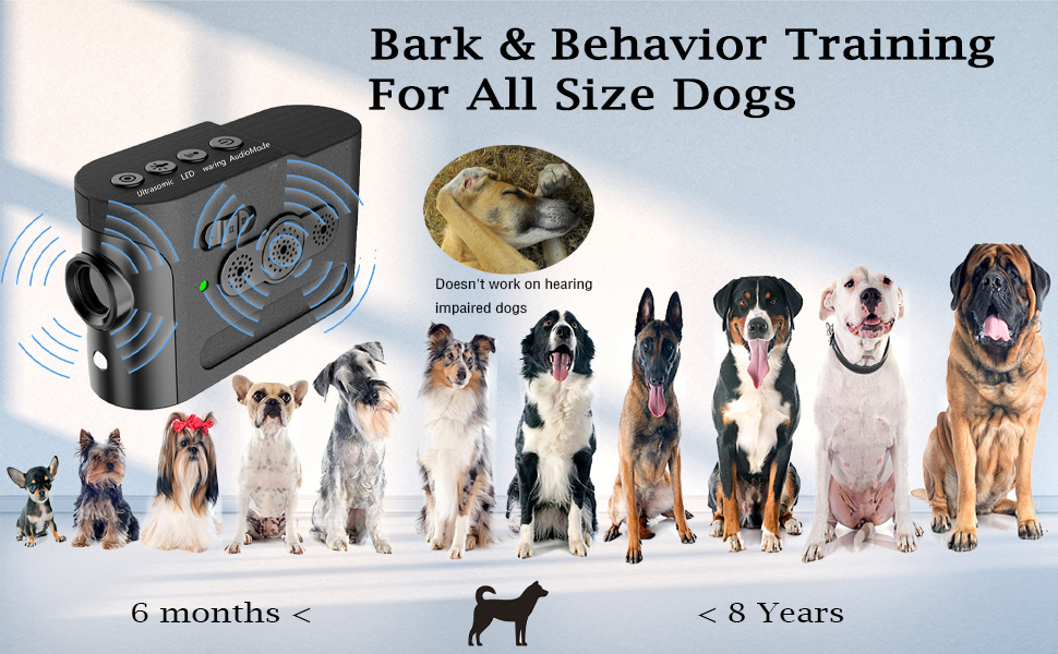 Aoegle Anti Barking Device for Dogs, 2023 Newest Auto Ultrasonic Dog