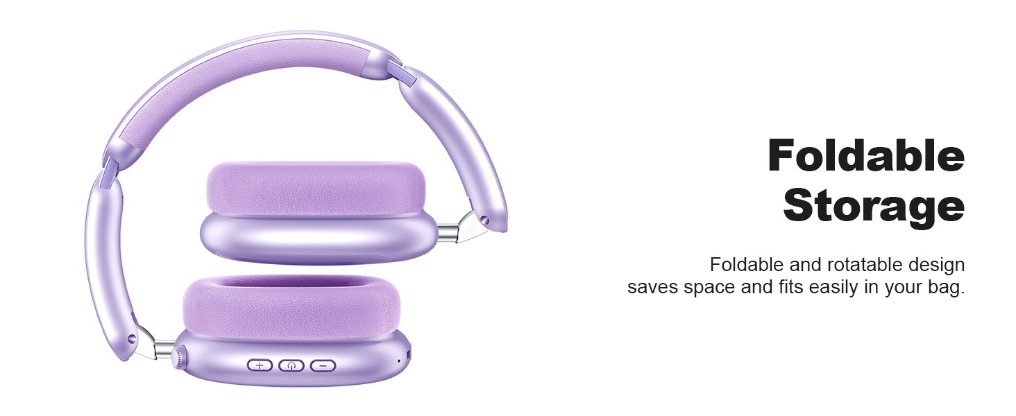 foldable design portability adjustable headband Convenient storage