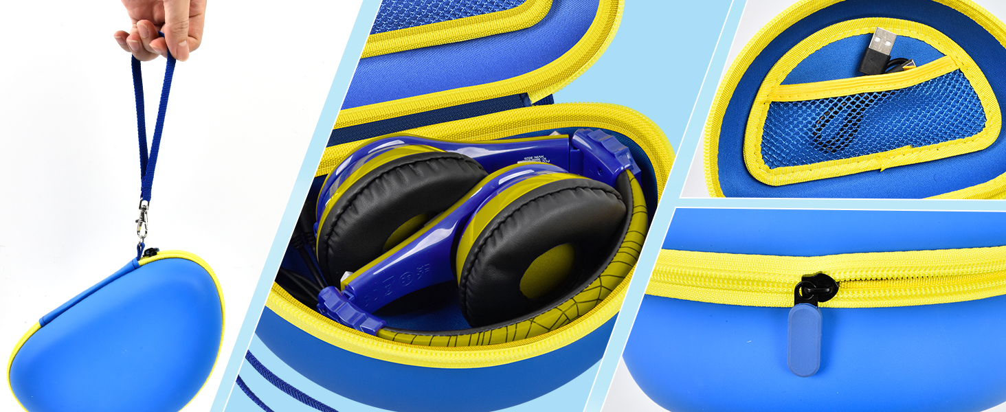 Baby headphones storage holder is made of high quality material with a sturdy and durable shell