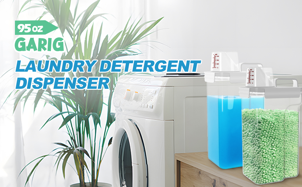 Laundry Detergent Dispenser2 Pack, 95oz Liquid Laundry