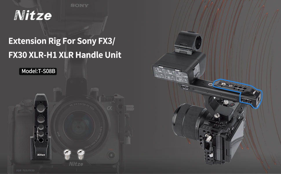 SONY FX30 XLR-H1＋ケージ＋ハンドルセット Amazon.co.jp: SIRUI カメラケージキット Sony FX3/FX30用トップ