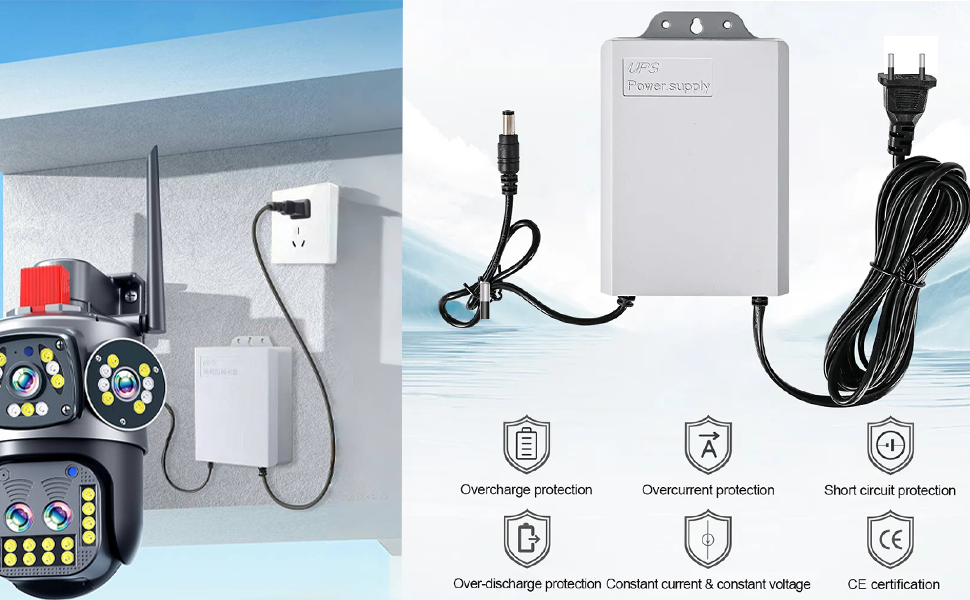 Alimentation étanche CCTV 
