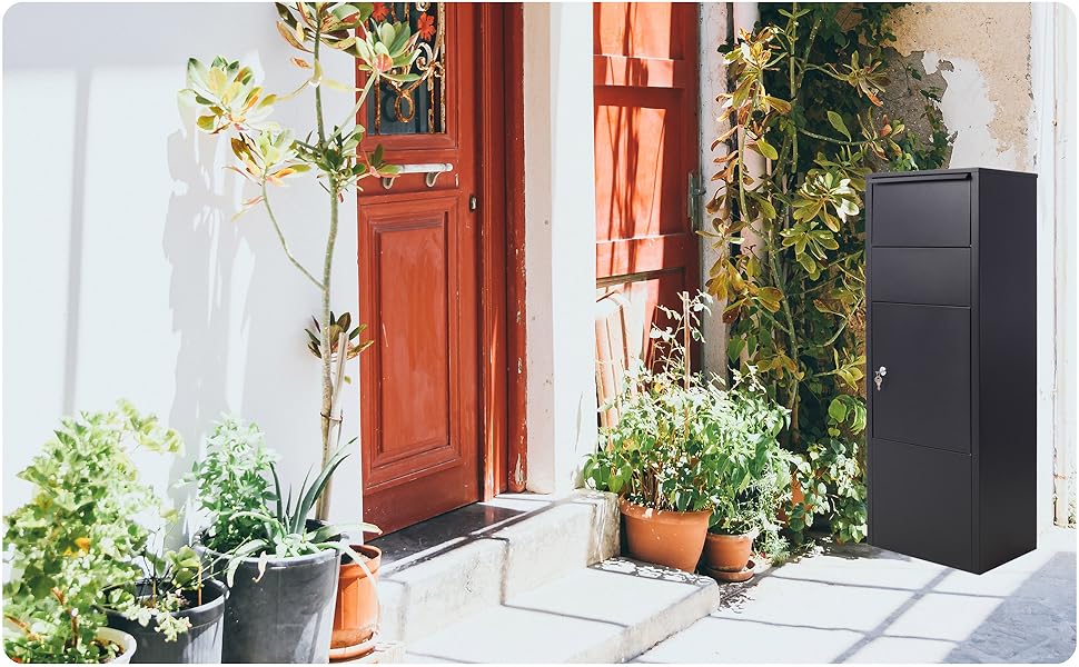 Anti Theft Steel Package Delivery Drop Boxes for Outside