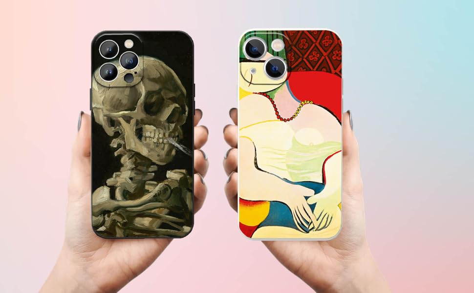 MURLEBAY Case for iPhone 14 Pro Max, Starry Night Famous