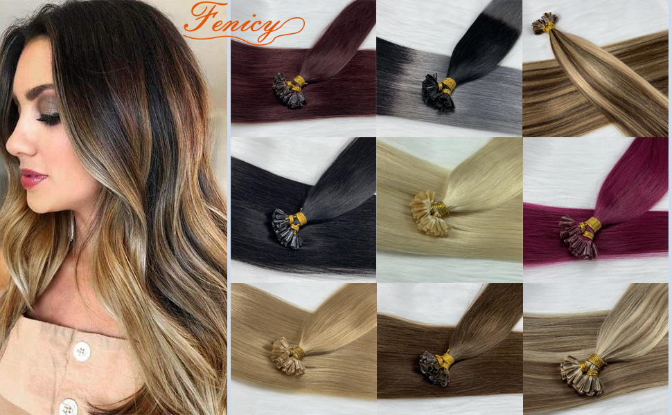 U Tip hair extensions