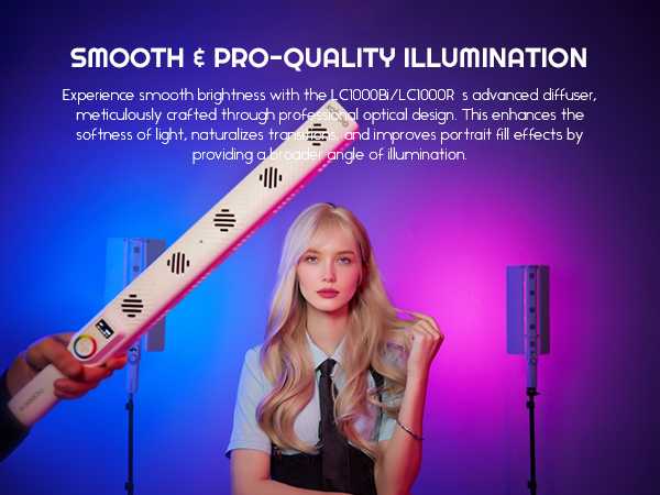 GODOX LC1000R RGBカラー ハンドヘルド ライトスティック ① Amazon.com : Godox LC1000R 100W RGB LED Light Stick,CRI 96+