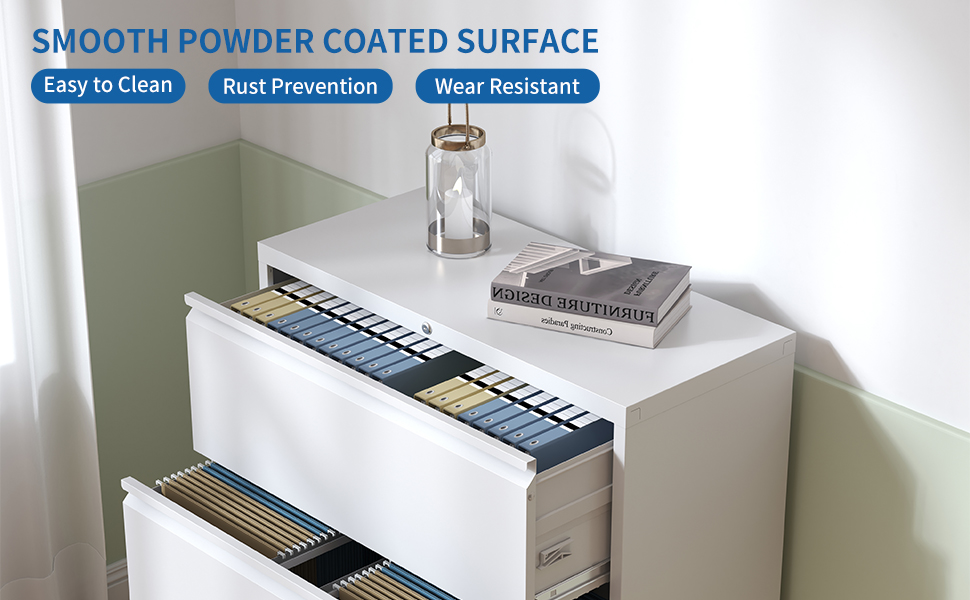 Yukimo Lateral File with Lock, Metal File