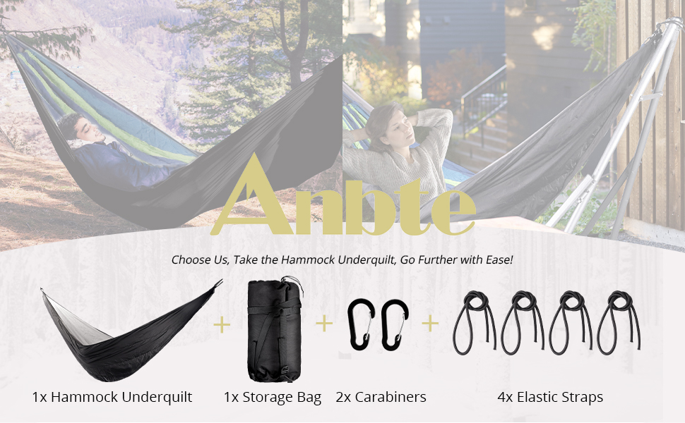 Hammock Underquilt, Anbte Under Quilts for Hammocks Single & Double