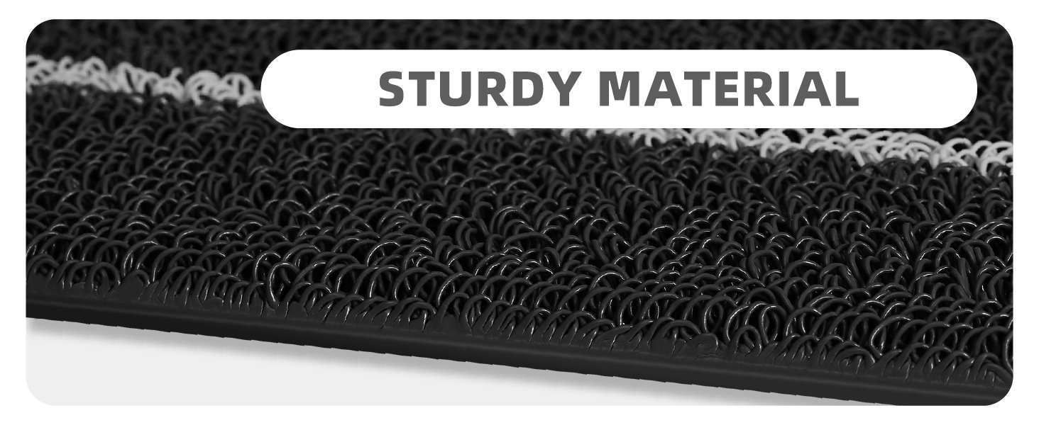 COLOR&GEOMETRY Door Mats Outdoor 43.5 x 75 cm, Heavy Duty Door Mat