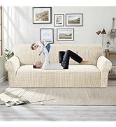 MAXIJIN Stretch Couch Cover Sofa Covers for 3 Cushion Couch (71
