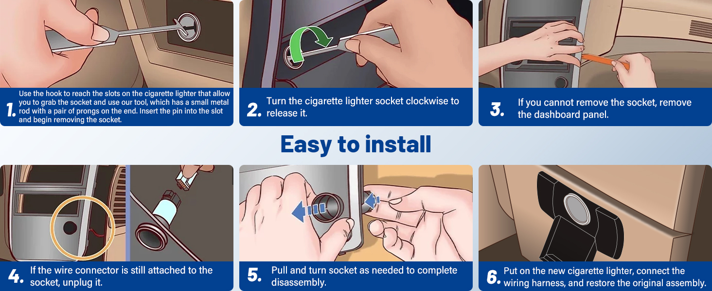 Anina Cigarette Lighter Socket Replace General Motors