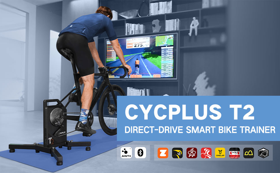CYCPLUS T2 trenażer rowerowy do realistycznego treningu w