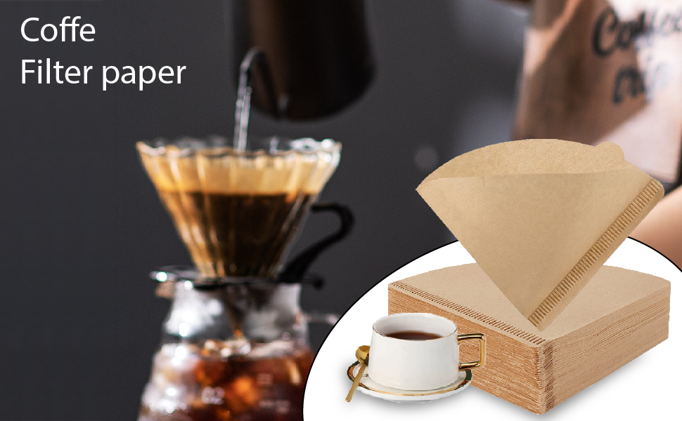 V60 Coffee Filter 2 Disposable Coffee Filters, 200pcs
