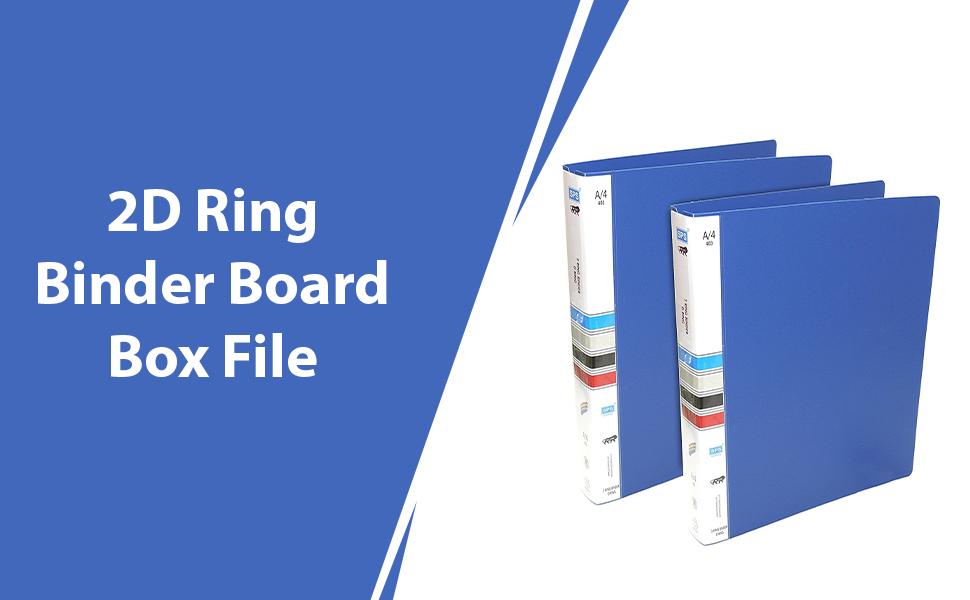 Universal BUYERPlastic File Folder 403 2D Ring Binder A4 Size Tough