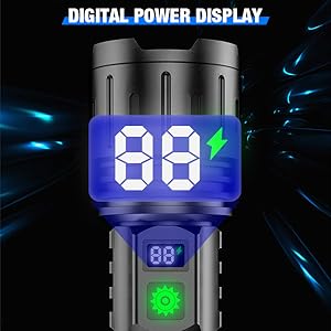 Torch with power display