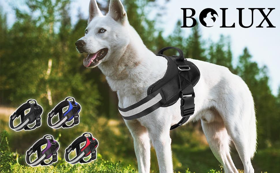 Bolux Over Head Dog Harness, Easy On and Off Pet Vest