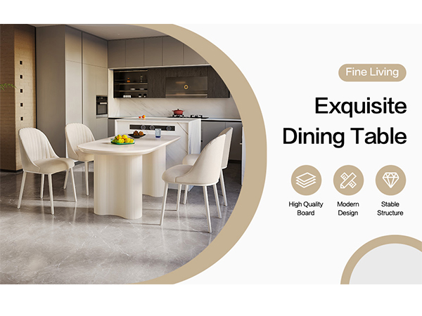 chaiさま専用IDEE MATIN DINING TABLE Amazon.com - Einhomn 7-Piece Dining Room Table Set with 6