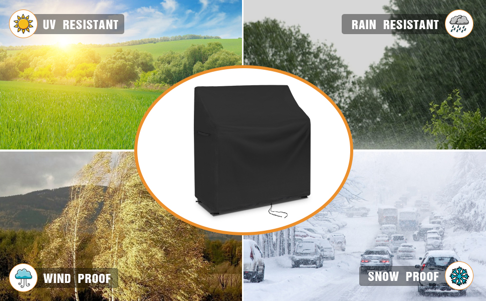 Guisong Potting Bench Cover, Waterproof Cover for Yaheetech Outdoor Potting Bench