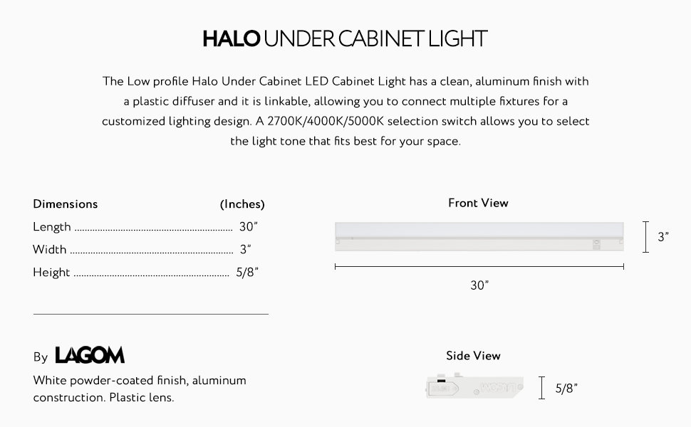 Under cabinet lights