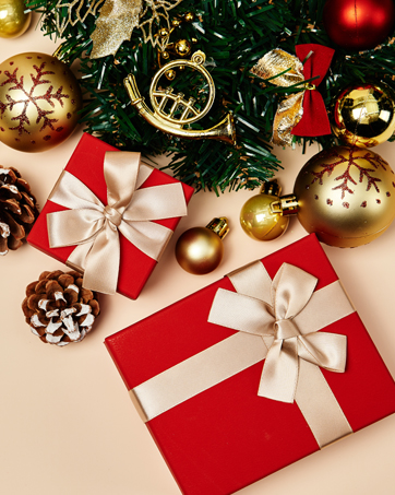 christmas presents under the tree