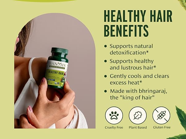 Healthy hair supports natural detoxification
