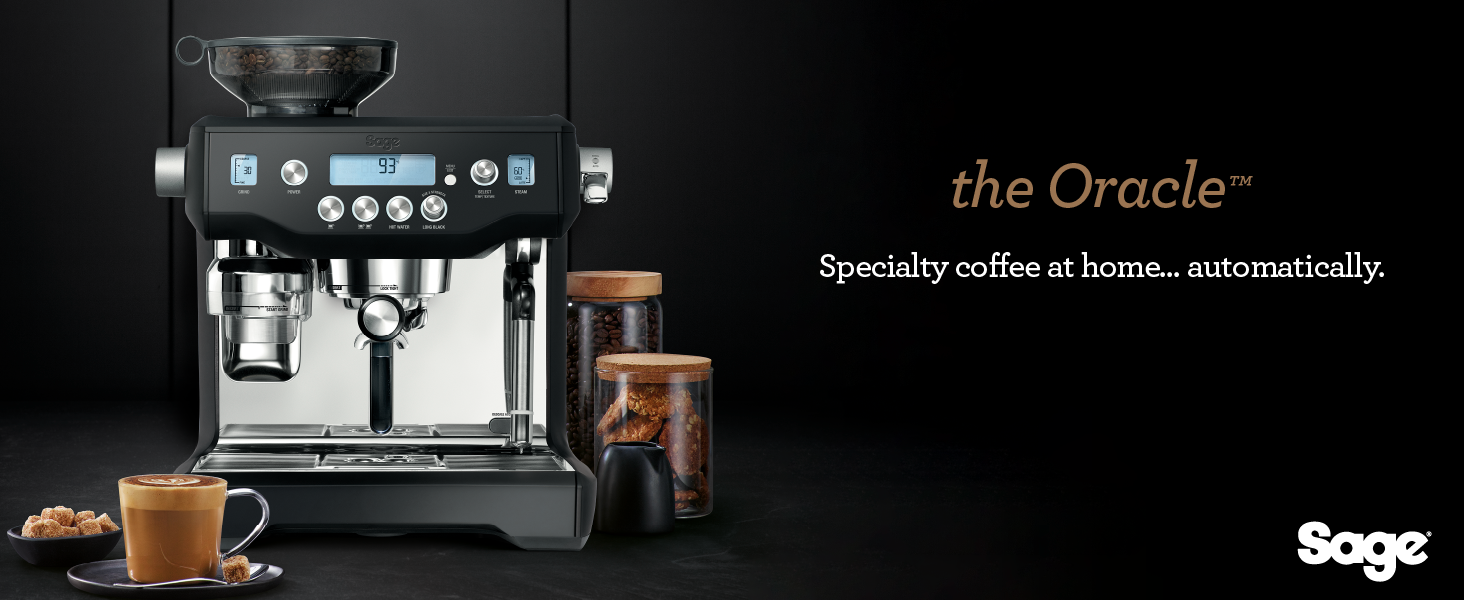 Sage the Oracle SemiAutomatic Espresso Machine, Bean to Cup Coffee