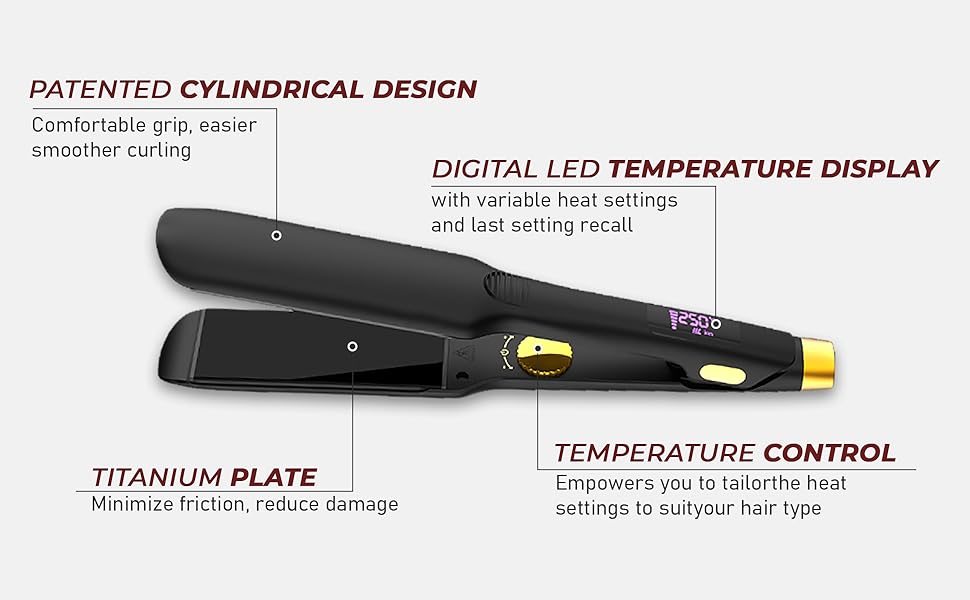 LCD Hair Straightener