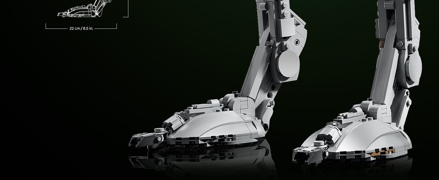 Technical diagram or schematic showing mechanical leg or limb components in black and white illustration style.