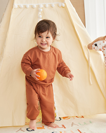 brown baby clothes