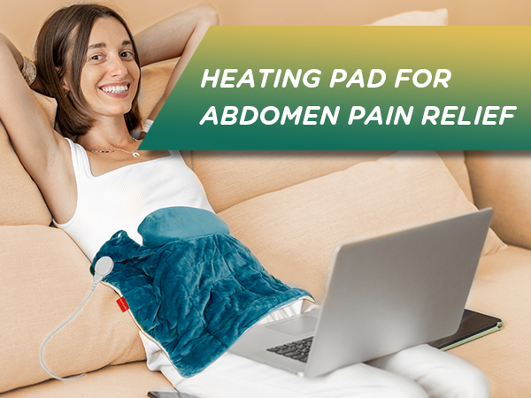 Abdominal heating pad