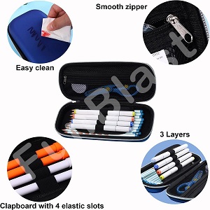 Pencil pouch for girls, pencil box for boys, pouch for girls for school, stationery organizer