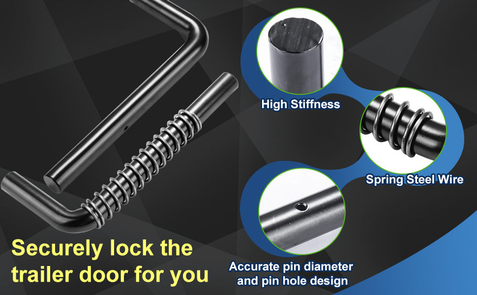 JINGTAO88 819T Trailer Gate Spring Latch Repair Kit 2