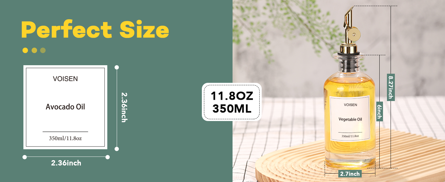 Olive Oil Dispenser Bottle for Kitchen