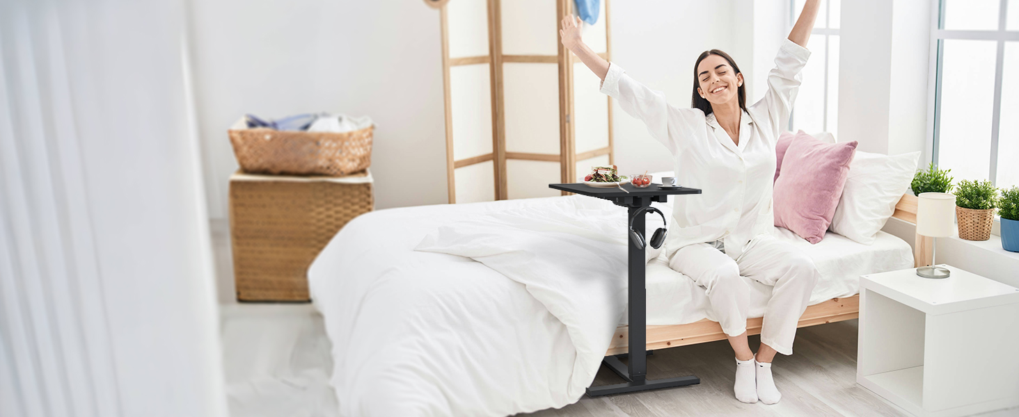 portable rolling computer desk movable laptop desk