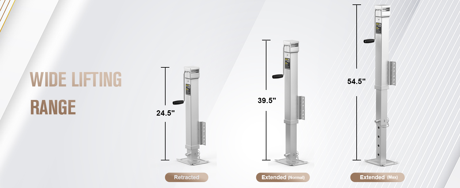 trailer jack;bolt on trailer jack;heavy duty trailer jack;Weld-on Trailer Jack;utility trailer jack