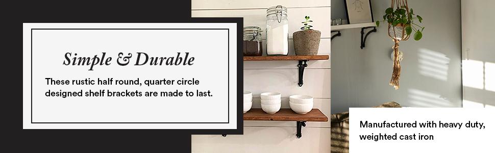 metal shelf brackets; decorative shelf brackets; shelving brackets; floating shelf brackets ; iron