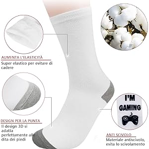 Calze per Donna e Uomo, Do Not Disturb, I'm Gaming ' Migliori Calzini di Natale del Regalo.