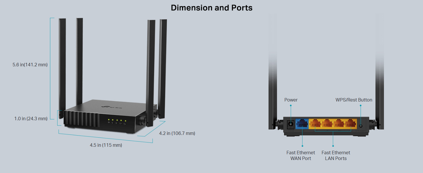 Archer C54 AC1200 Dual Band Wi-Fi Router
