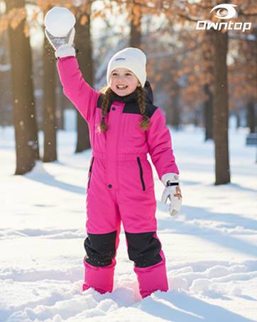 Kids Toddler Snow Suit One Piece for Boys Girls