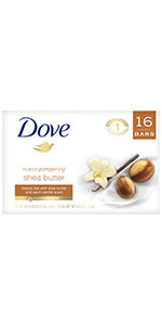 Dove Purely Pampering Beauty Bar Shea Butter