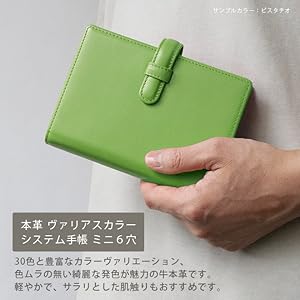 自由手帳 ミニ6 ワイン×イエロー Amazon.co.jp: システム手帳 プロッター ミニ6サイズ Liscio