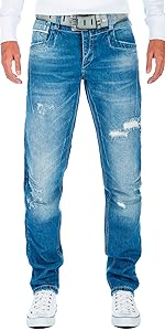Cipo & Baxx Herren Jeans – Stilvolle Regular-Fit Denim mit Kontrastnähten | Bequeme & Modische Jeans für Männer | 5-Pock 331118b5 F76e 43d9 9d43 1cd72d077ff2. CR0,0,150,300 PT0 SX150 V1