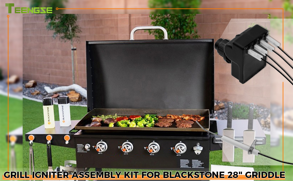 TEENGSE Grill Igniter Assembly Kit, Gas Grill Spark Generator